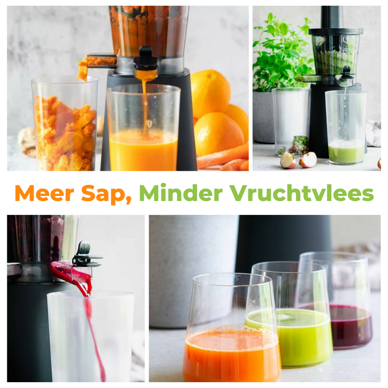 Optimum 600M Juicer Slow Juicer Slow Juicer Cold Press Juicer Testwinnaar meer sap minder pulp